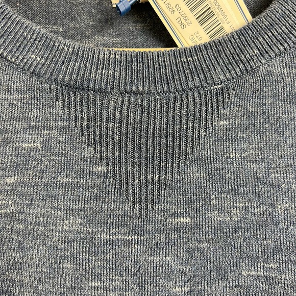 ROWM Mens Dillards Crew Neck Sweater Heather Blue Grey XXL NWT - Picture 4 of 10